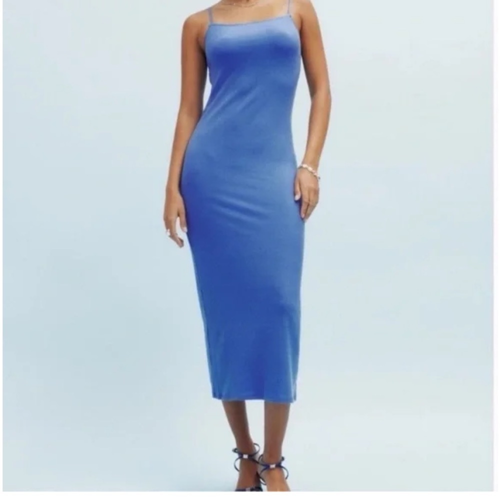 NWT Reformation Laney Knit Dress Dusk